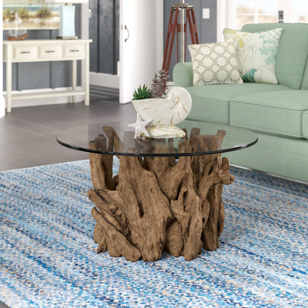 Union Rustic Cindi Driftwood Coffee Table & Reviews Wayfair